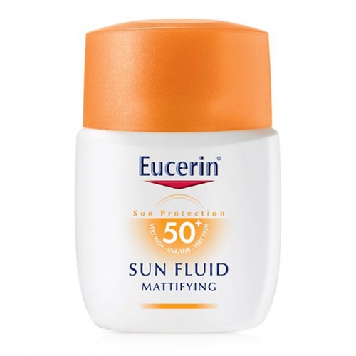 سائل واقي شمس مطفي بعامل حماية 50 SPF للبشرة الحساسة والدهنية من يوسرين- 50مل