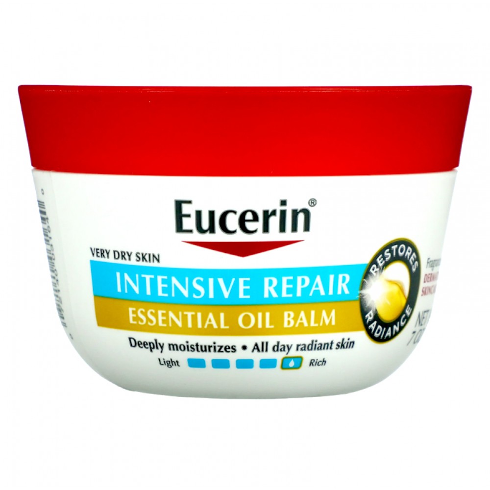 Eucerin, Intensive Repair Essential Oil Balm, Fragrance Free, 7 oz (198 g)