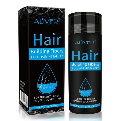 Aliver Hair Building Fibers Full Hair Instantly black color 27.5 g Aliver Hair Building Fibers Full Hair Instantly black color 27.5 g
