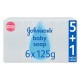 Johnson's Baby Soap 125 Gm (5+1pcs)