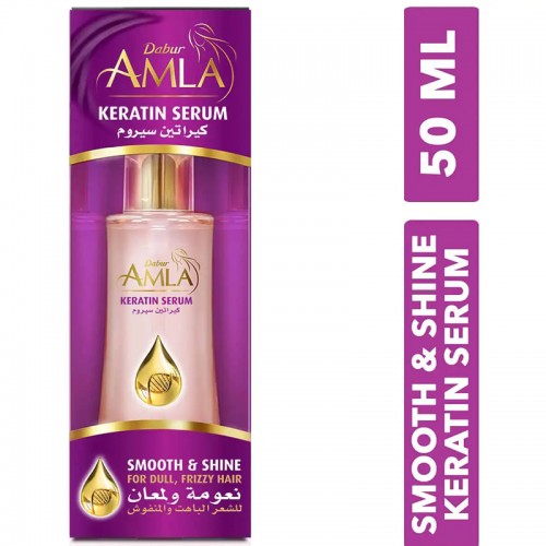 Dabur Amla Keratin Serum For Dull Frizzy Hair 50 Ml