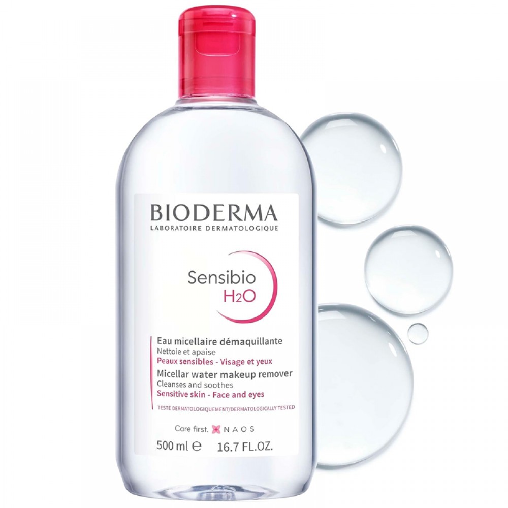 Bioderma Sensibio H2O Soothing Micellar Cleansing Water and Makeup