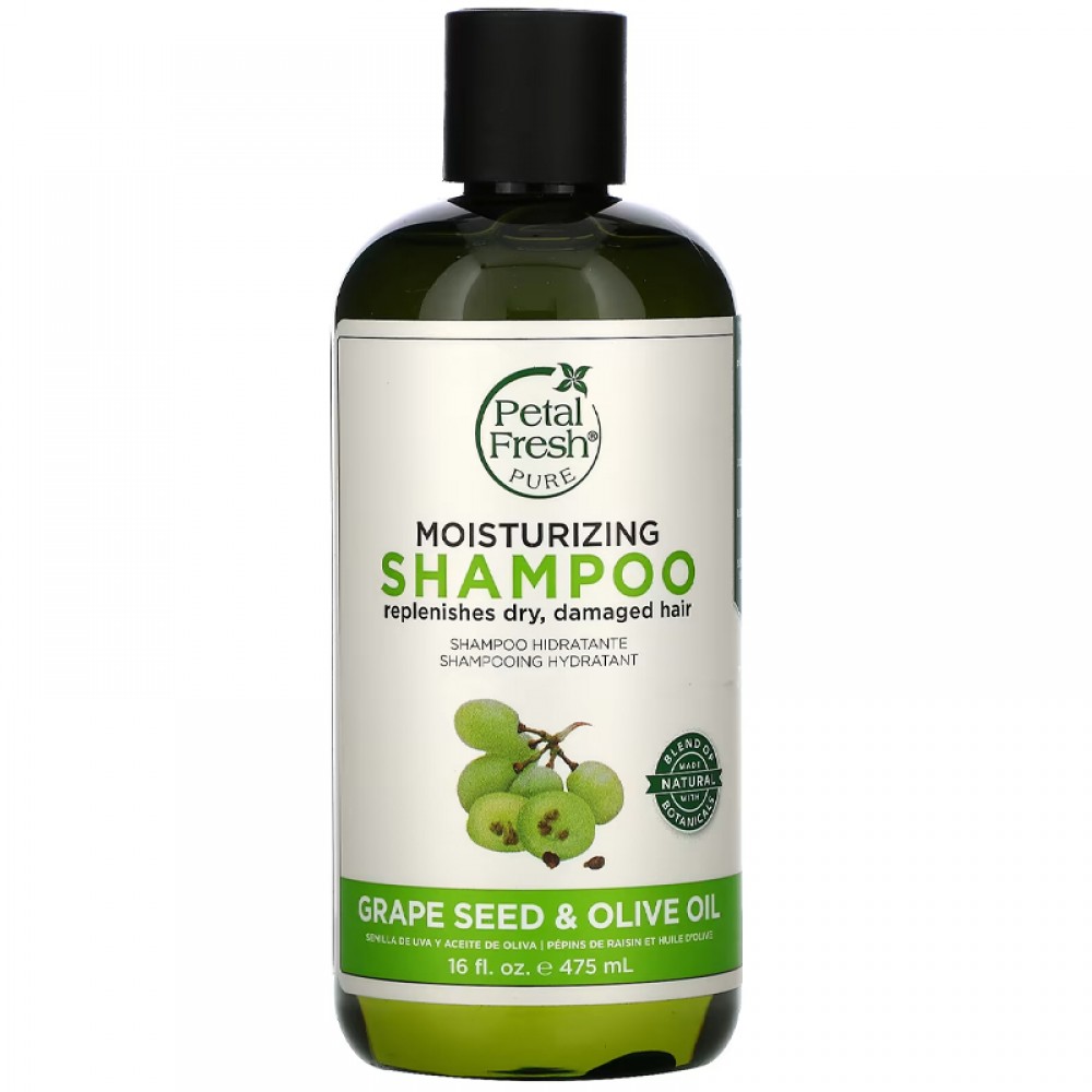 Petal Fresh Moisturizing Shampoo Grape Seed Olive Oil 16 fl