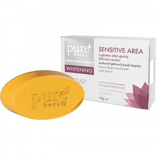 Pure Beauty Sensitive Area Whitening Soap - 70g Pure Beauty Sensitive Area Whitening Soap - 70g
