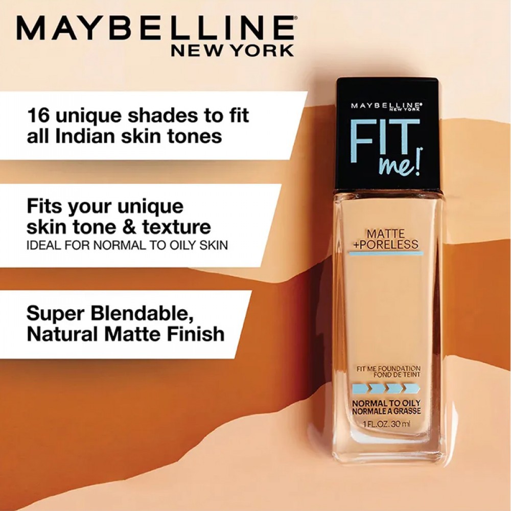 Maybelline Fit Me Foundation Matte & Porless No.228