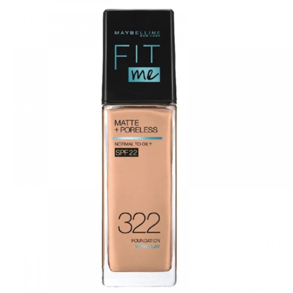 Maybelline Fit Me Foundation Matte & Porless No.322