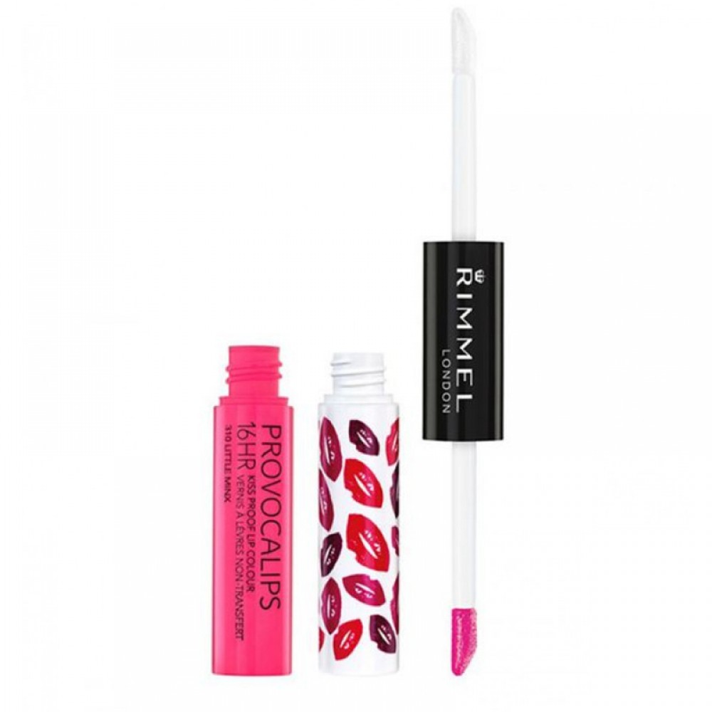 Rimmel London Provocalips 16HR Kiss Proof Lip Color Lip Gloss 310 Little Minx 4 ml and 3 ml