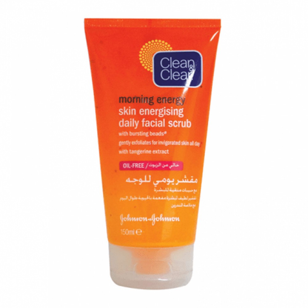 Clean and ClearDaily Facial Scrub Morning Energy Skin Energising - 150ml