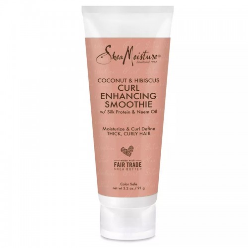SheaMoisture Smoothie Curl Enhancing Cream for Thick Curly Hair Coconut and Hibiscus SheaMoisture Smoothie Curl Enhancing Cream for Thick Curly Hair Coconut and Hibiscus