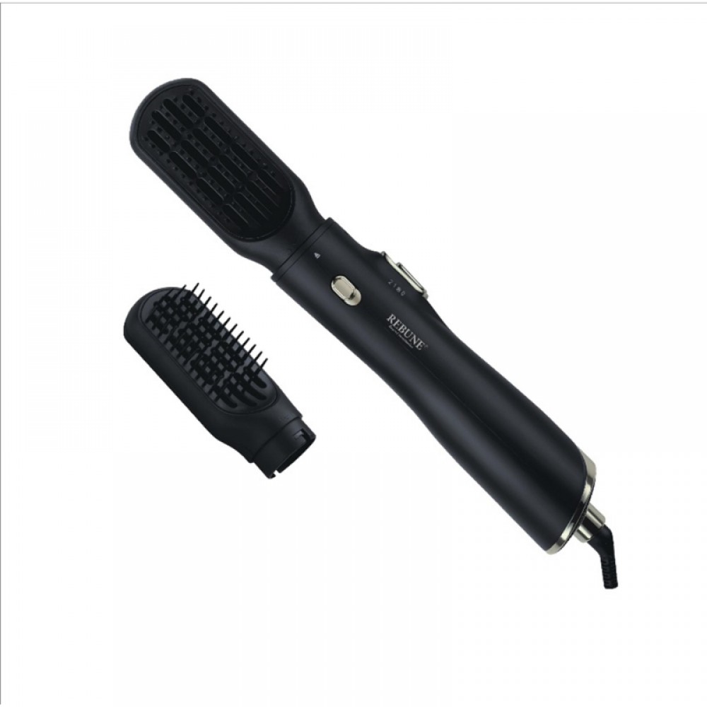 Hair dryer brush - silver  RE-2108-1 matt black