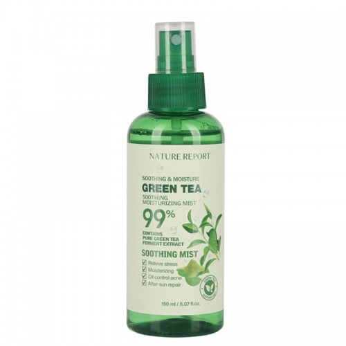 Nature Report Green Tea Soothing And Moisturizing Mist - 150ml Nature Report Green Tea Soothing And Moisturizing Mist - 150ml