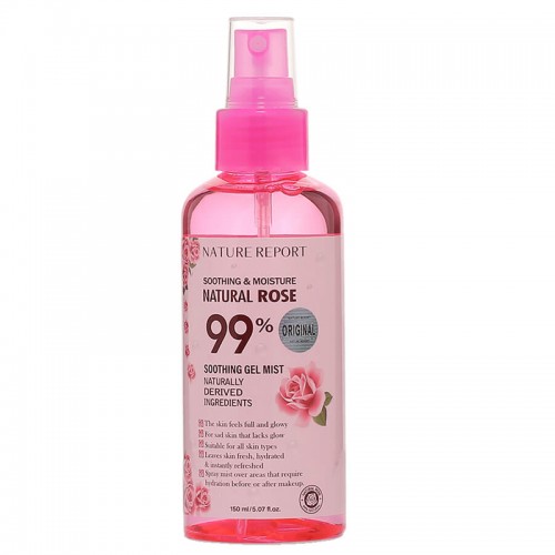 Nature Report Natural Rose Soothing And Moisturizing Mist-150ml Nature Report Natural Rose Soothing And Moisturizing Mist-150ml