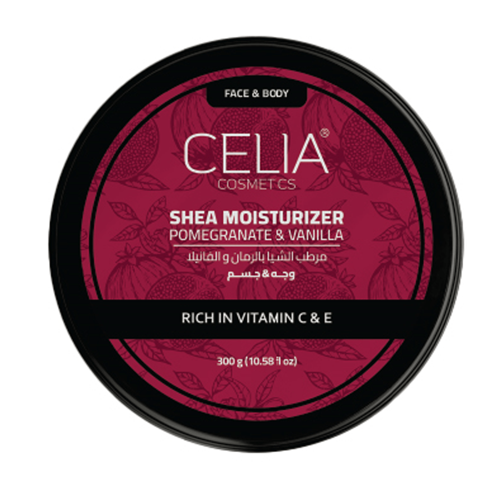 Celia Shea Moisturizer pomegranate & Vanilla Face & Body - 300gm