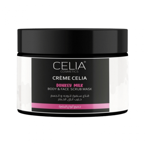 Celia Donkey Milk Body & Face Scrub Mask - 500ml Celia Donkey Milk Body & Face Scrub Mask - 500ml