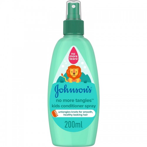 جونسون بيبي بلسم بخاخ للأطفال لا دموع بعد اليوم، لا مزيد من التشابك، 200 مل، بلسم لطيف للأطفال ، يساعد الأهل على التحكم في شعر الأطفال الصغار، لا يسبب الحساسية، ومناسب للشعر المجعد