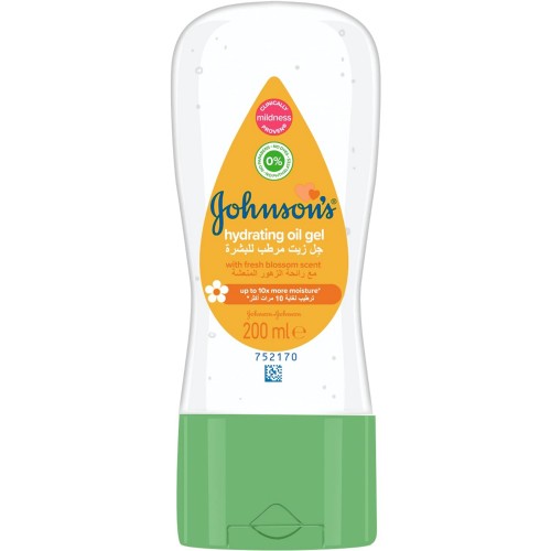 زيت جل برائحة الزهور المنعشة من جونسون - 200 مل زيت جل برائحة الزهور المنعشة من جونسون - 200 مل
