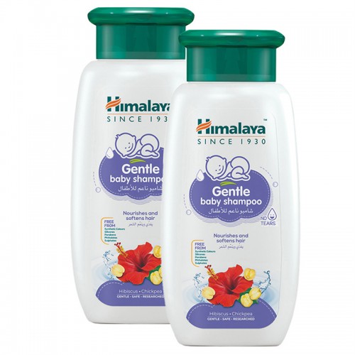 شامبو ناعم للاطفال من هيمالايا 400 مل + 400 مل 