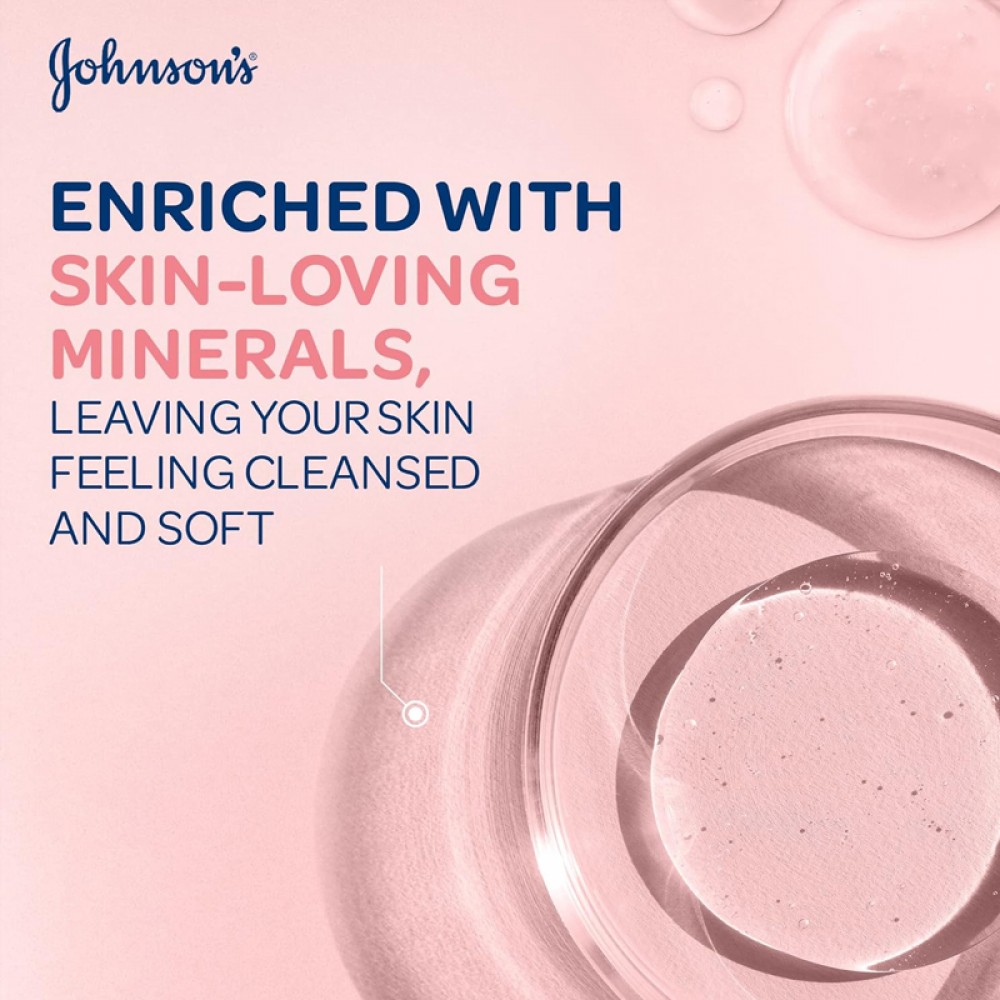 Johnson's Cleansing Facial Micellar Wipes, Refreshing, Normal Skin, Pack Of 25 Wipes