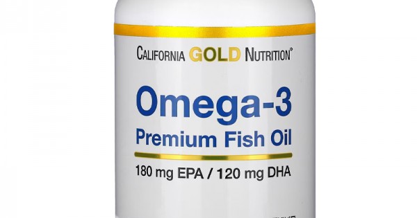 California Gold Nutrition Omega 3 Premium Fish Oil 180 EPA 120