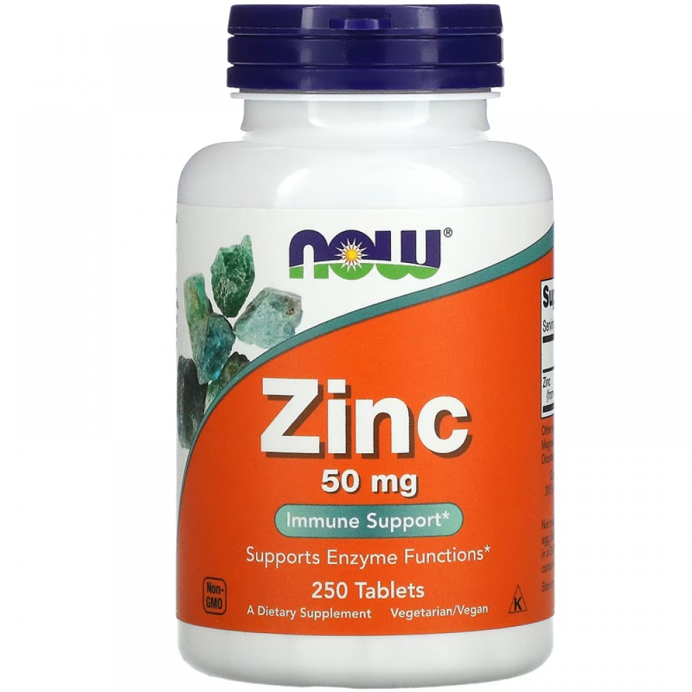 NOW Foods, Zinc, 50 mg, 250 Tablets