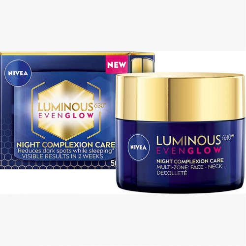 NIVEA - LUMINOUS630 EVEN GLOW NIGHT COMPLEXION CARE CREAM, 50ML