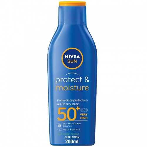 Nivea Protect & Moisture Sun Lotion SPF50- 200ml Nivea Protect & Moisture Sun Lotion SPF50- 200ml