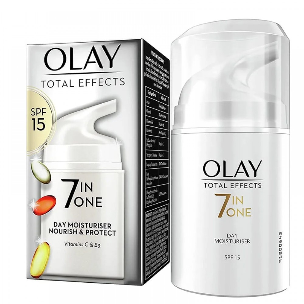 Olay Total Effects 7 in 1 Day Moisturiser with Vitamin C & B3 - 50 ml