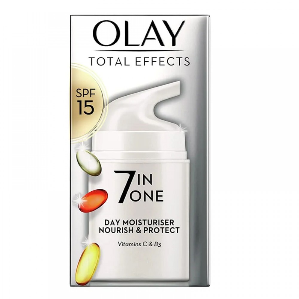 Olay Total Effects 7 in 1 Day Moisturiser with Vitamin C & B3 - 50 ml