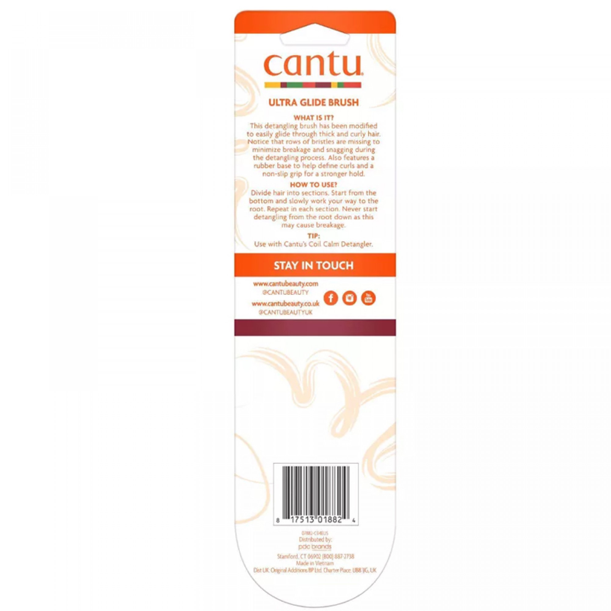 Cantu Detangle Ultra Glide Hair Brush