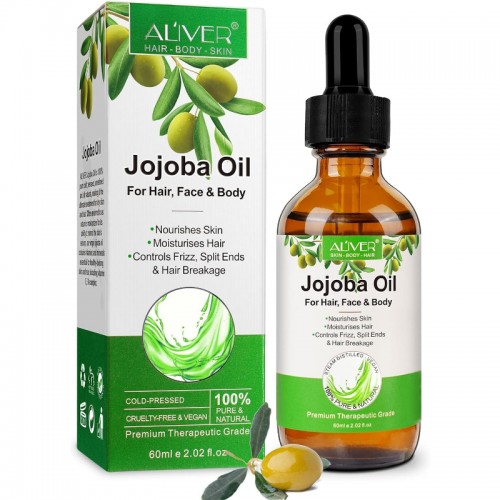 Jojoba Oil for Hair Growth, Nourish the Scalp, Promote Hair Growth, Anti-breakage, Anti-hair Loss, Anti-dandruff, Prevent Hair Split Ends Jojoba Oil for Hair Growth, Nourish the Scalp, Promote Hair Growth, Anti-breakage, Anti-hair Loss, Anti-dandruff, Prevent Hair Split Ends