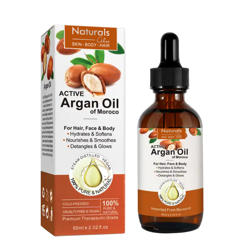 Pure Organic Argan Oil for Hair Growth and Body Care 60 ml