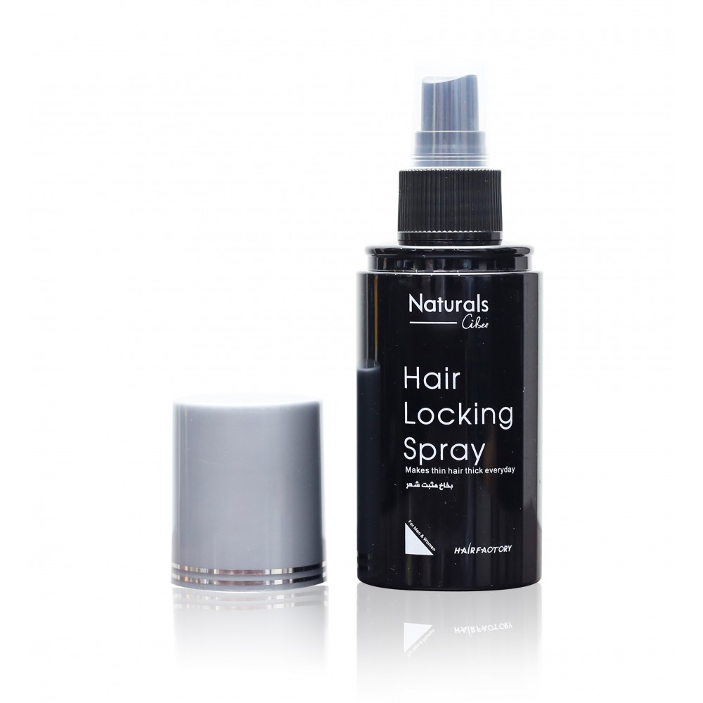 Dexe Hair Building Fibers Set (Hair Building Fibers 22g + Hair Locking Spray 100ml) - Dark Brown