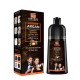 dark brown hair dye shampoo with argan oil, 420 ml