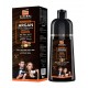 dark brown hair dye shampoo with argan oil, 420 ml