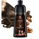 dark brown hair dye shampoo with argan oil, 420 ml