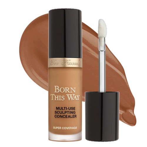 TOO FACED - BORN THIS WAY SUPER COVERAGE MULTI-USE SCULPTING CONCEALER ،chestnut TOO FACED - BORN THIS WAY SUPER COVERAGE MULTI-USE SCULPTING CONCEALER ،chestnut