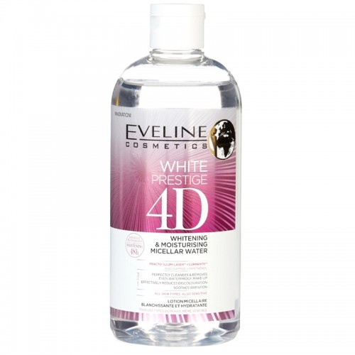 Eveline White Prestige 4D Micellar Water Whitening and remove make-up 400 ml Eveline White Prestige 4D Micellar Water Whitening and remove make-up 400 ml