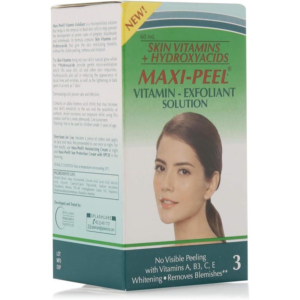 Maxi-Peel Exfoliant Anti-Acne Depigmenting Agent Solution 3, 60 ml