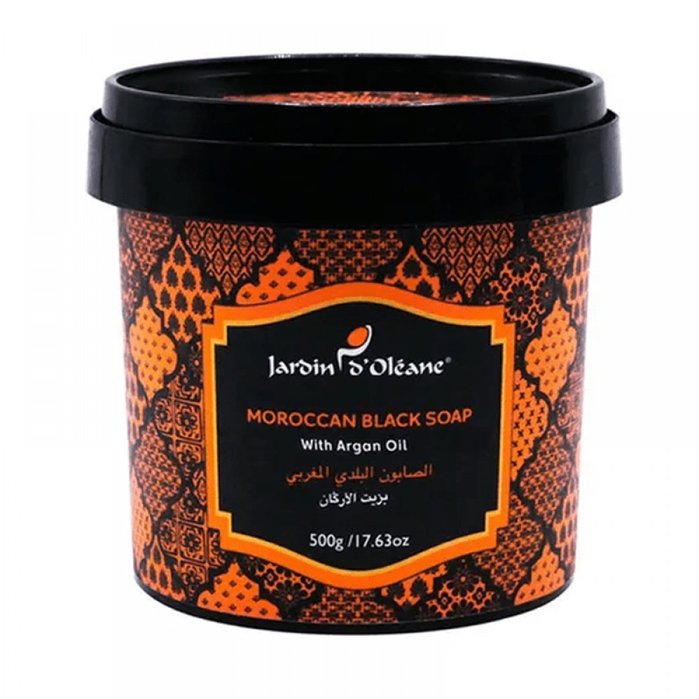 Jardin D Oleane Moroccan Black Soap With Argan Oil - 500gm