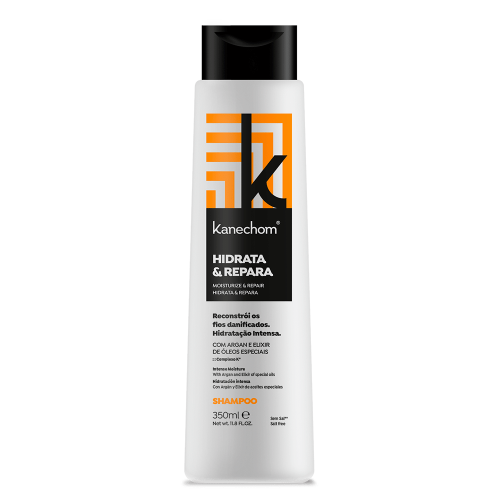 كانشوم شامبو للترطيب وعلاج التلف بزيت الأرغان وأكسير الزيوت الخاصة - 350 مل