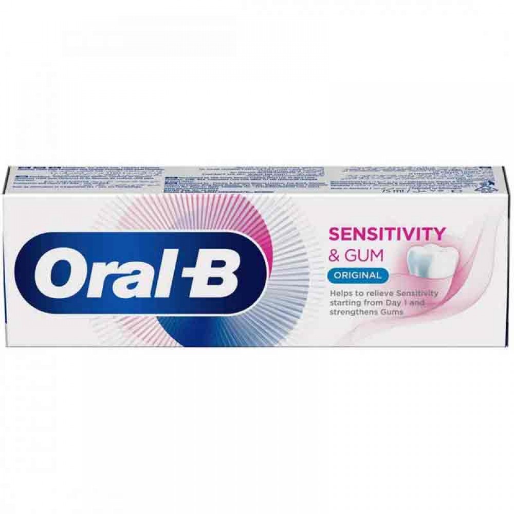 Oral-B Sensitivity & Gum Gentle Whitening Original Toothpaste, 75 ml