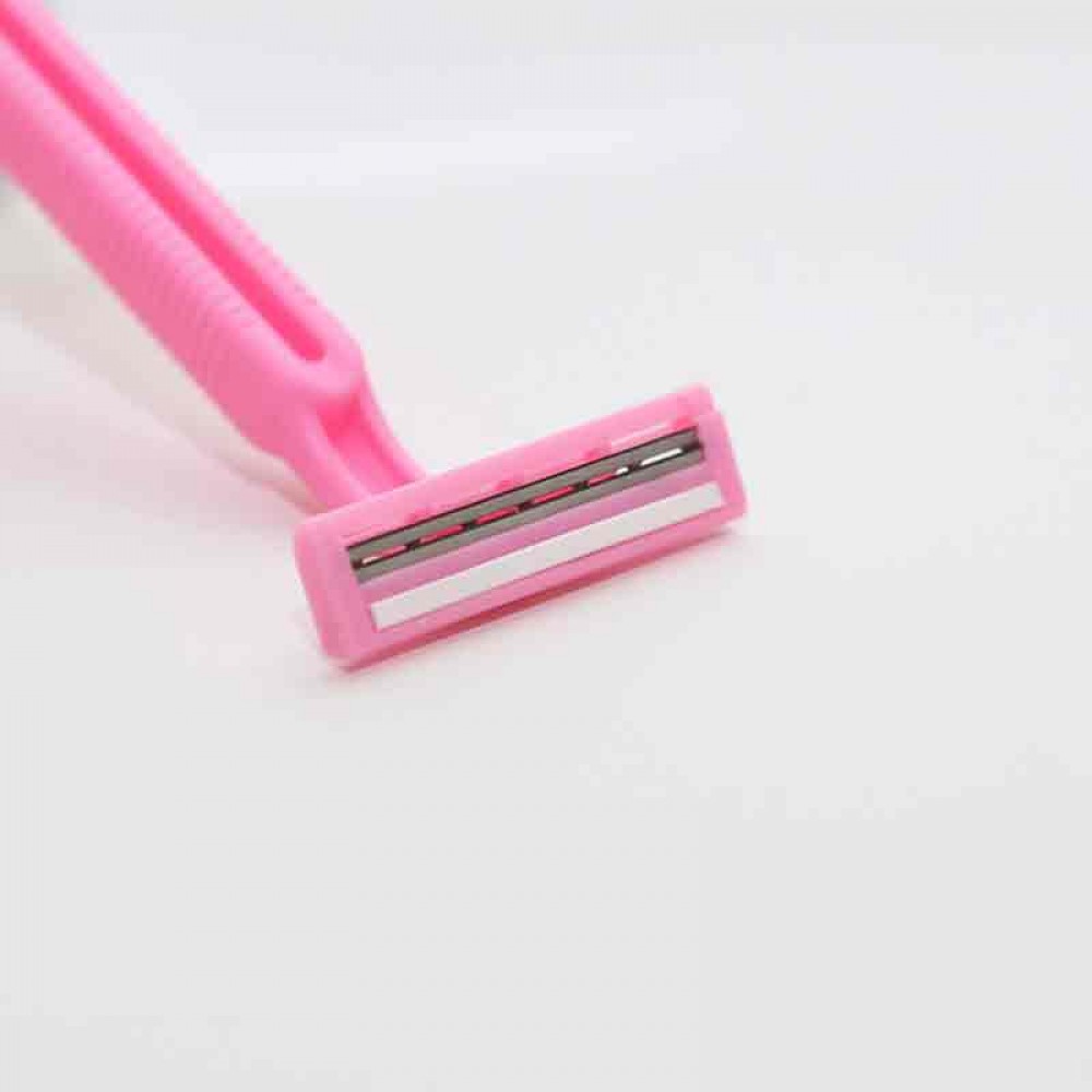Womens Disposable Razor Bic 3 Pure Lady PINK Shave Sensitive Skin Face 3  Blades