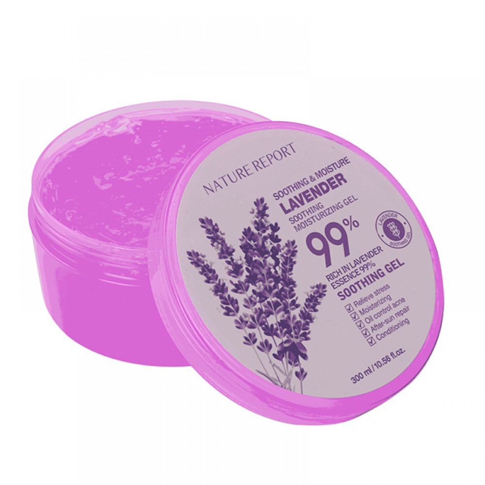 Nature Report Lavender Soothing And Moisture Gel - 300ml