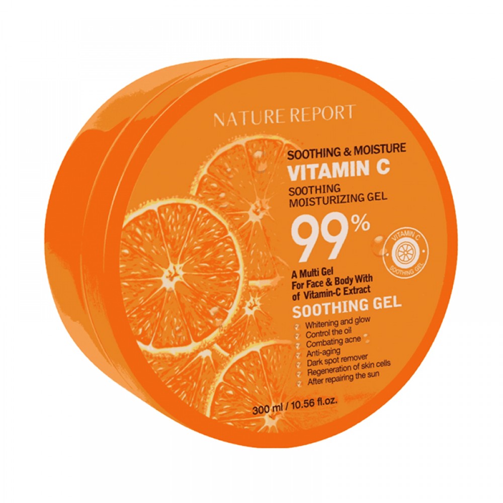 Nature Report Vitamin C Soothing And Moisture Gel - 300ml