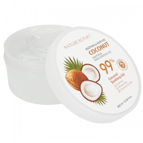 Nature Report Natural Coconut Soothing And Moisture Gel - 300ml Nature Report Natural Coconut Soothing And Moisture Gel - 300ml