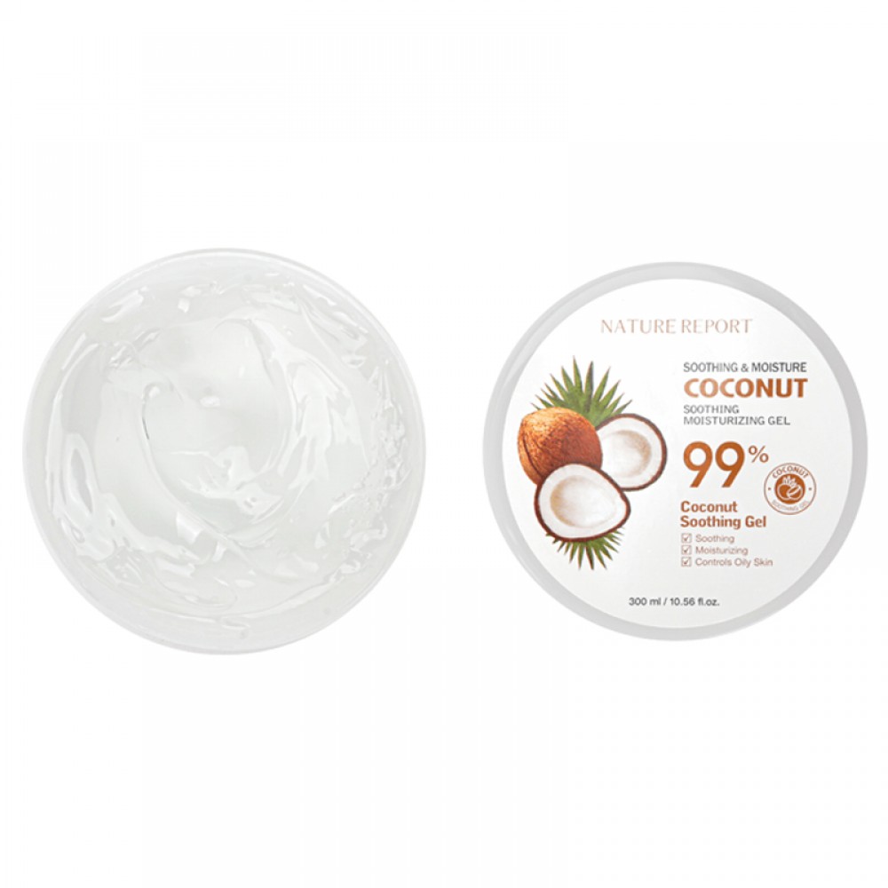 Nature Report Natural Coconut Soothing And Moisture Gel - 300ml