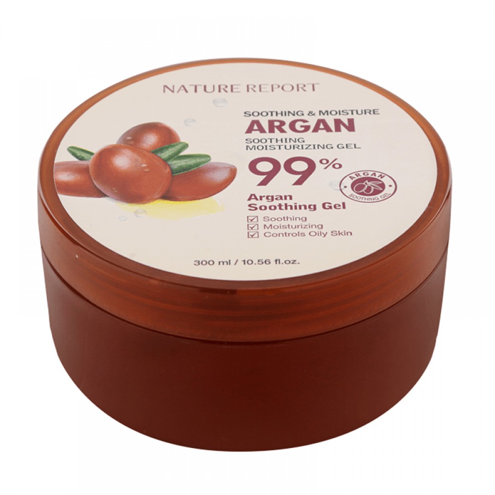 Nature Report Natural Argan Soothing And Moisture Gel - 300ml