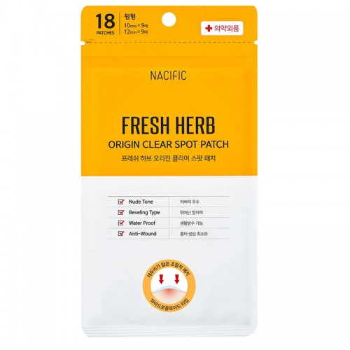 Nacific Fresh Herb Origin Clear Spot Patch - 18 Patches Nacific Fresh Herb Origin Clear Spot Patch - 18 Patches
