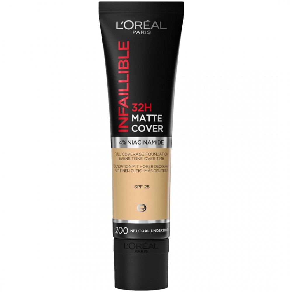 LOreal Paris Infallible 24H Matte Cover Foundation 200