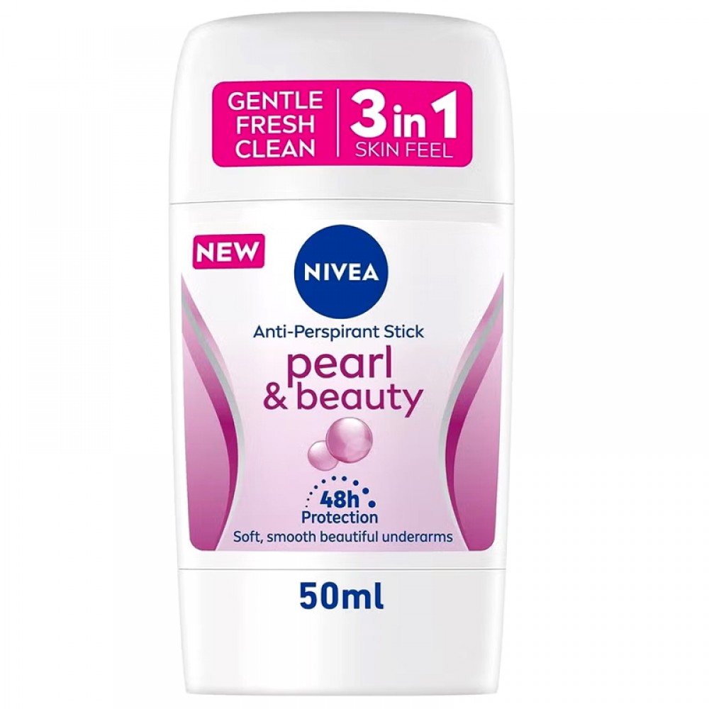 Nivea, Deodorant Stick, Pearl & Beauty, for Women - 40 Ml